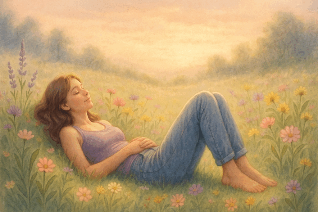 BMR - Girl relaxing