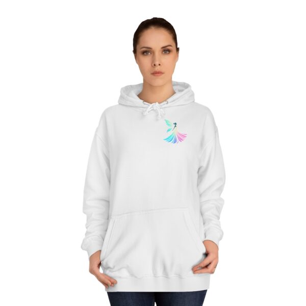 Stay Positve - Unisex College Hoodie - Image 4