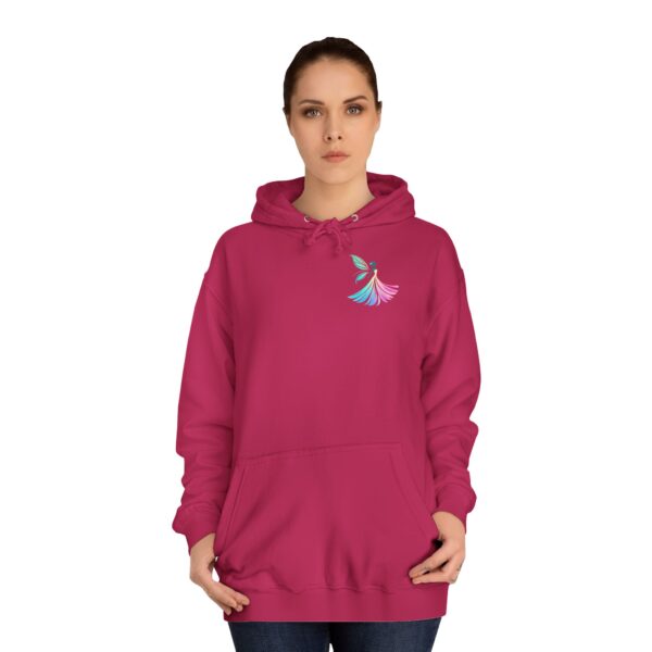 Stay Positve - Unisex College Hoodie - Image 20