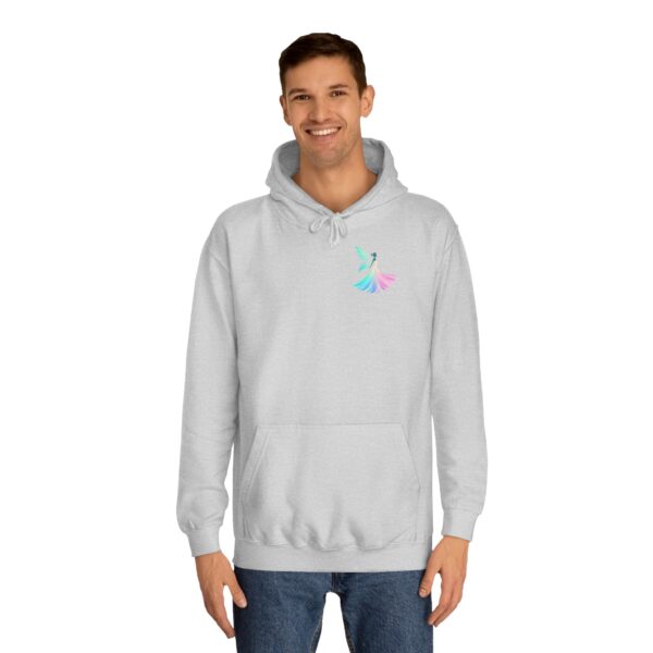 Stay Positve - Unisex College Hoodie - Image 11