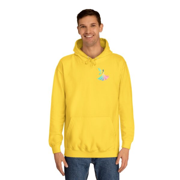 Stay Positve - Unisex College Hoodie - Image 7