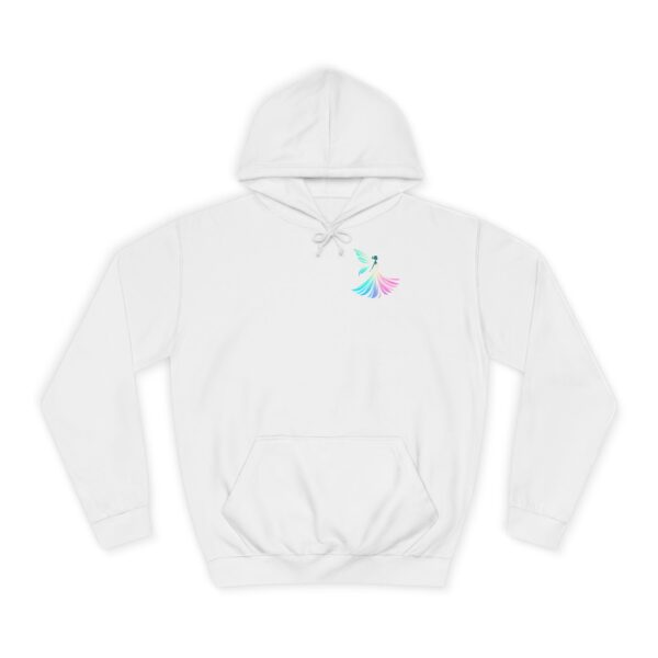 Stay Positve - Unisex College Hoodie - Image 2