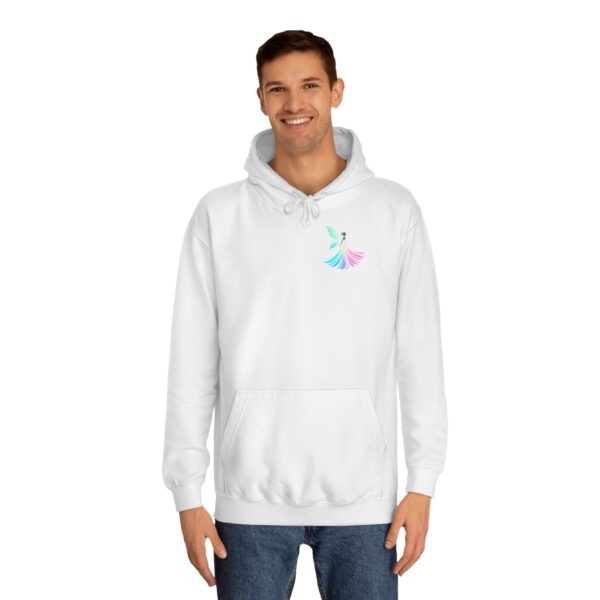 Stay Positve - Unisex College Hoodie - Image 3