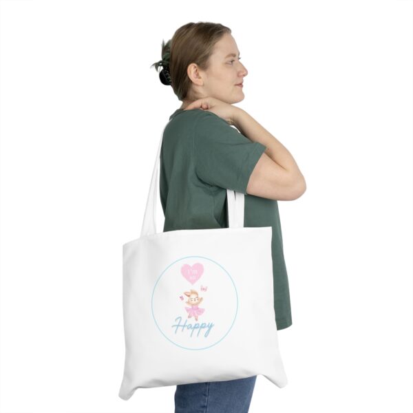 I'm So Happy -  Shoulder Tote Bag (AOP) - Image 3