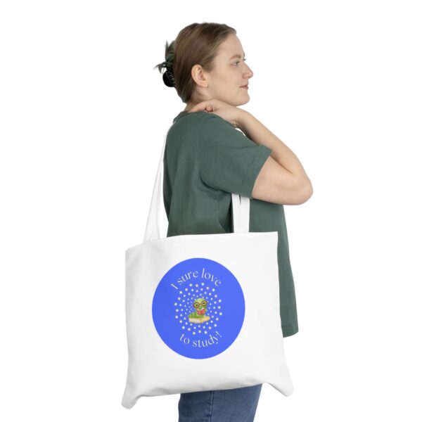 I Sure Love To Study -  Shoulder Tote Bag (AOP) - Image 3