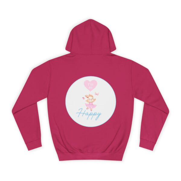 "I'm so happy" Unisex College Hoodie for Princess Lovers - Image 18