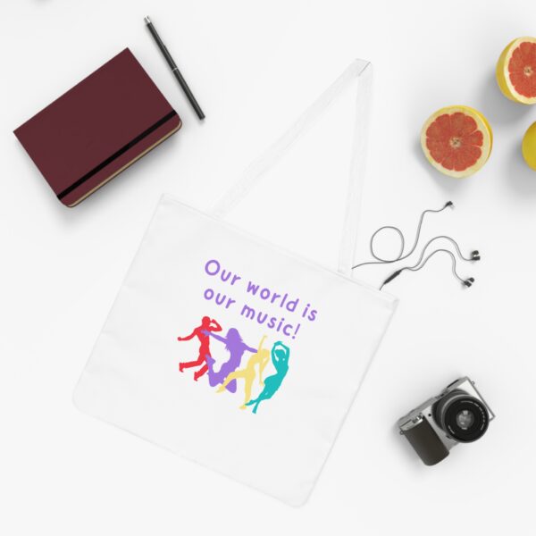 Our World Is Our Music -  Shoulder Tote Bag (AOP) - Image 4