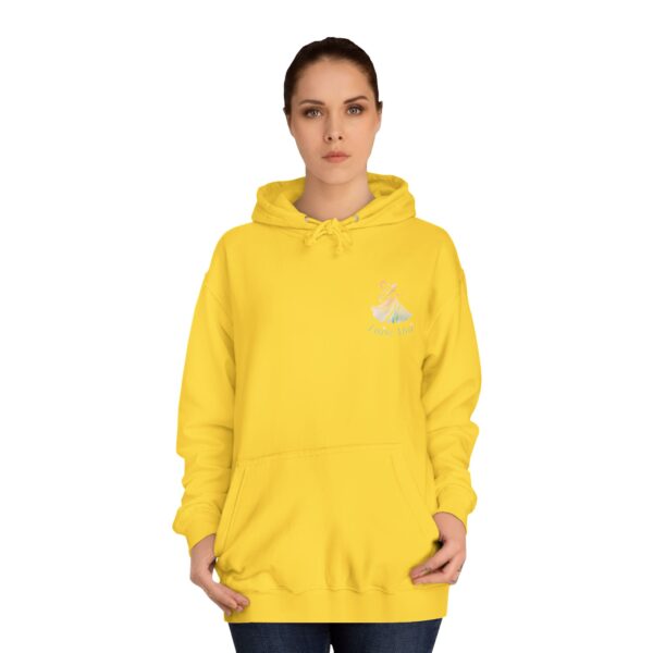 "I'm so happy" Unisex College Hoodie for Princess Lovers - Image 12