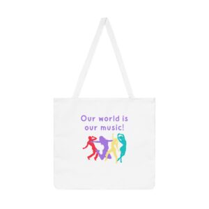 Our World Is Our Music -  Shoulder Tote Bag (AOP)