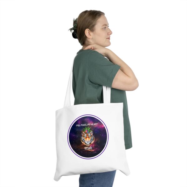 You Make My Heart Roar -  Shoulder Tote Bag (AOP) - Image 3