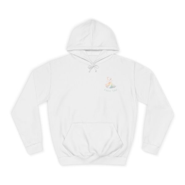 "I'm so happy" Unisex College Hoodie for Princess Lovers - Image 5