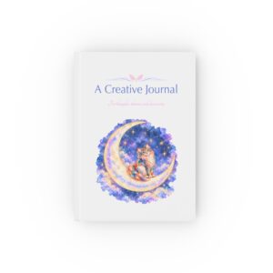 Moonbeam cat - Hard Backed Journal